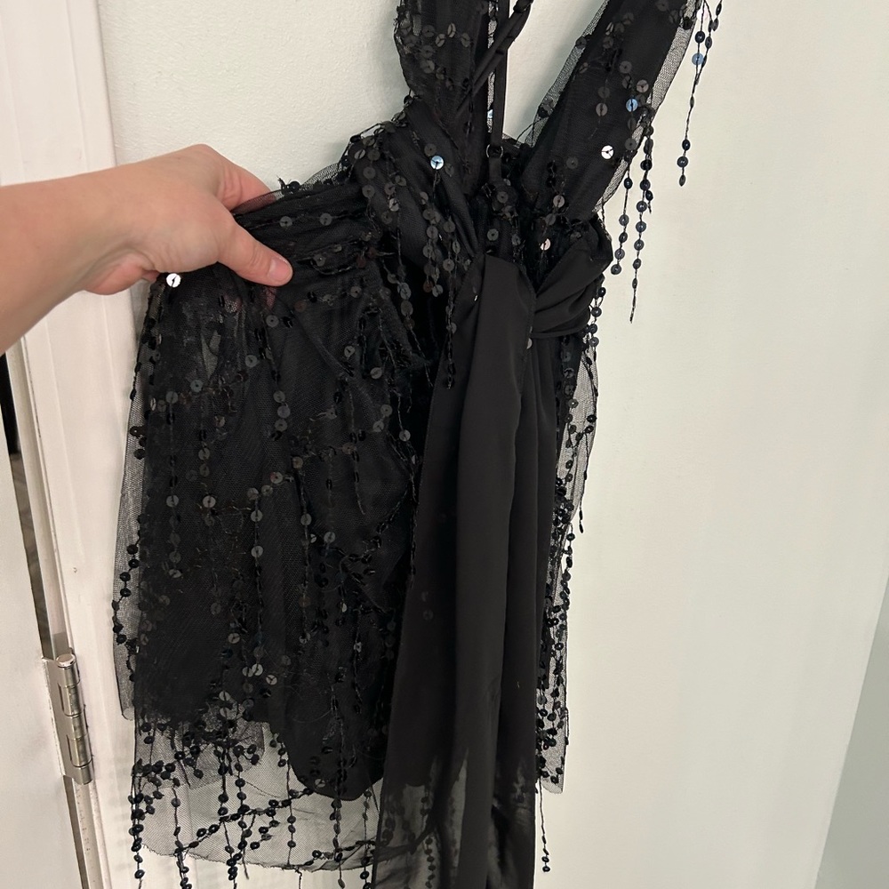 Beautiful Sequin Rosedress - Picture 3 of 4